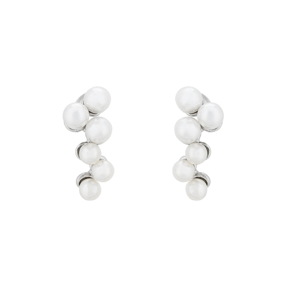 Boucles d'oreilles Luna longues avec perles