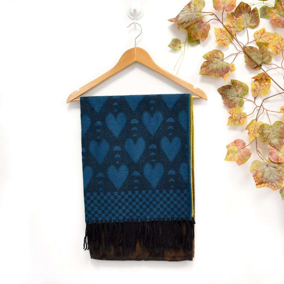 Foulard avec des coeurs