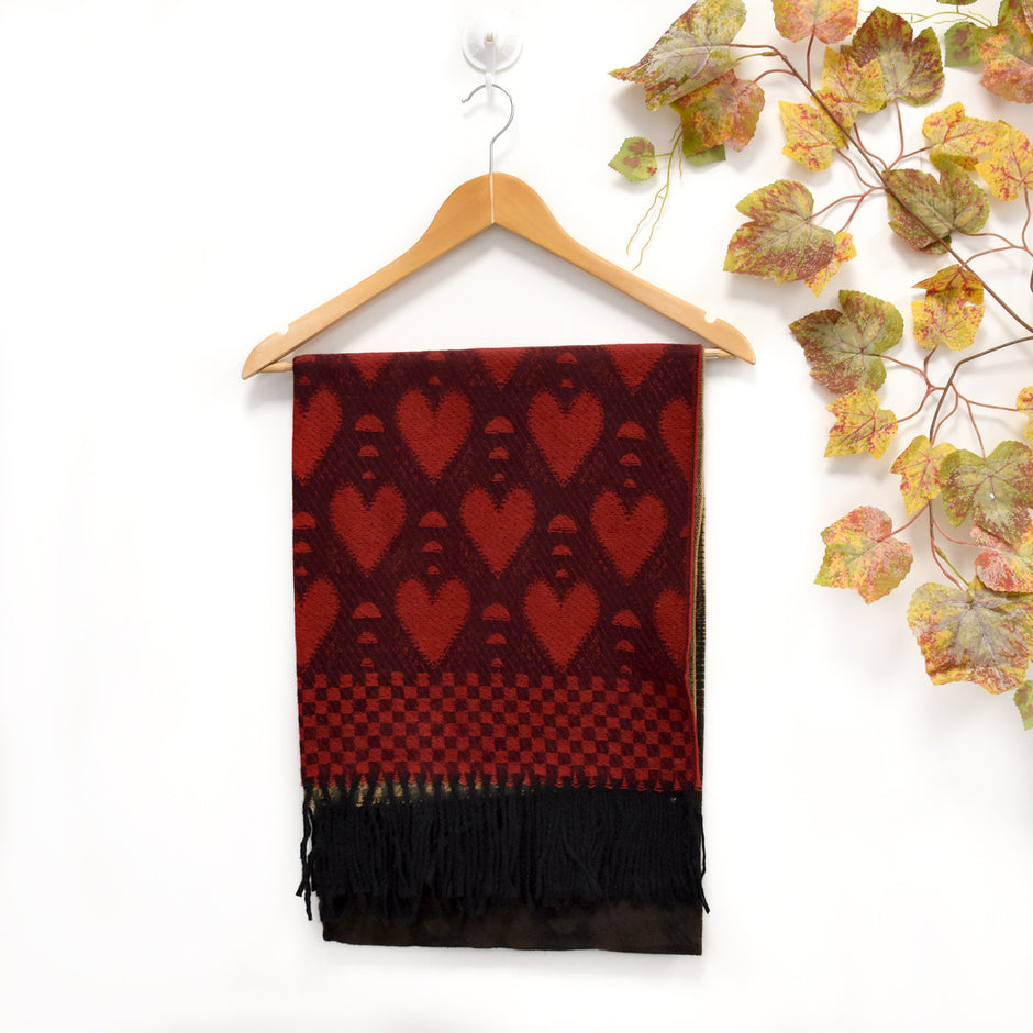 Foulard avec des coeurs