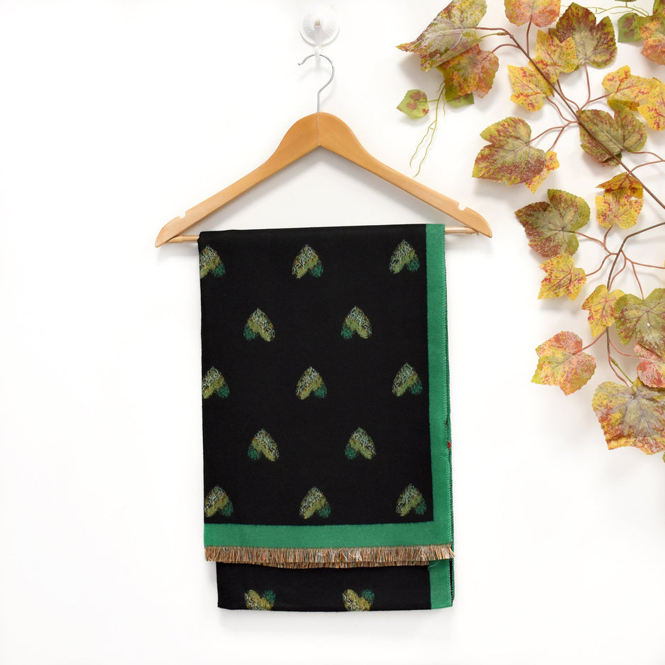 Foulard imprimé cœurs