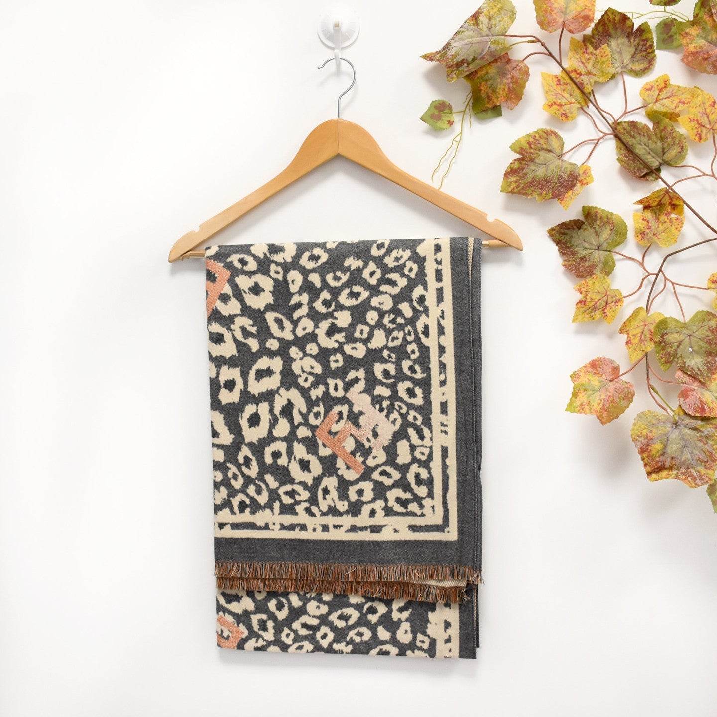 Foulard à imprimé animalier