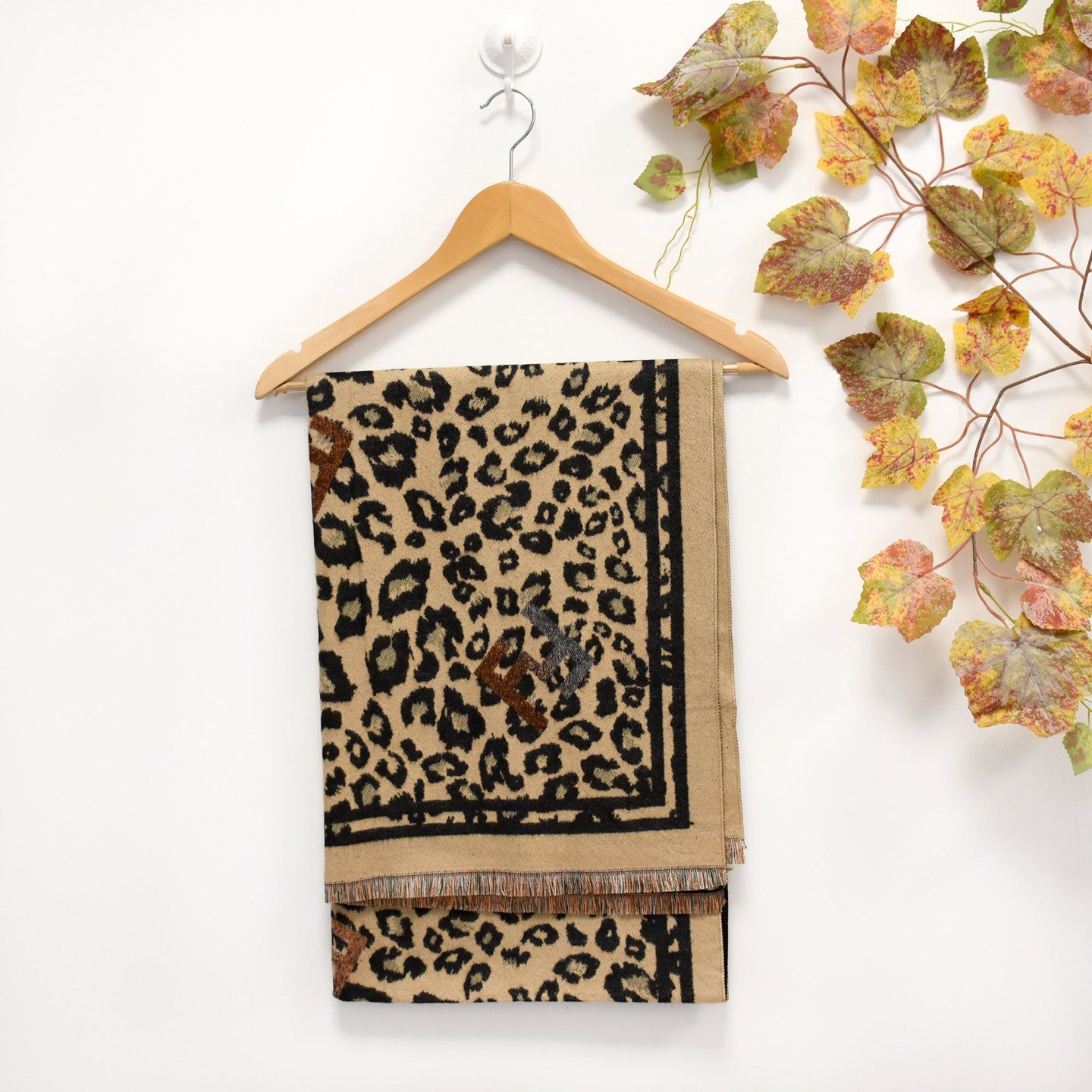 Foulard à imprimé animalier
