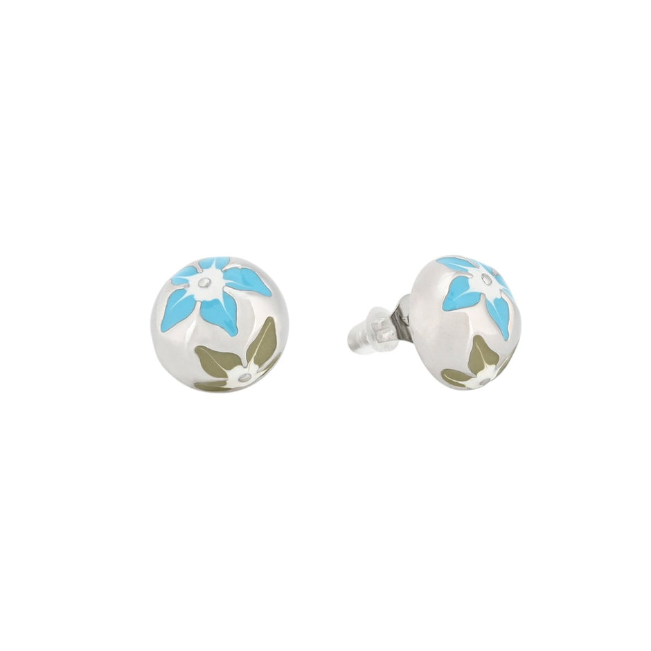 Boucles d'oreilles fleurs rondes Alba