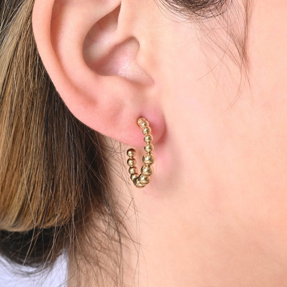 Anneaux Alba sphères en acier inoxydable petit