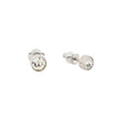 Boucles d'oreilles acier pierre brillante Alba