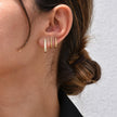 Boucles d'oreilles Alba en acier petites
