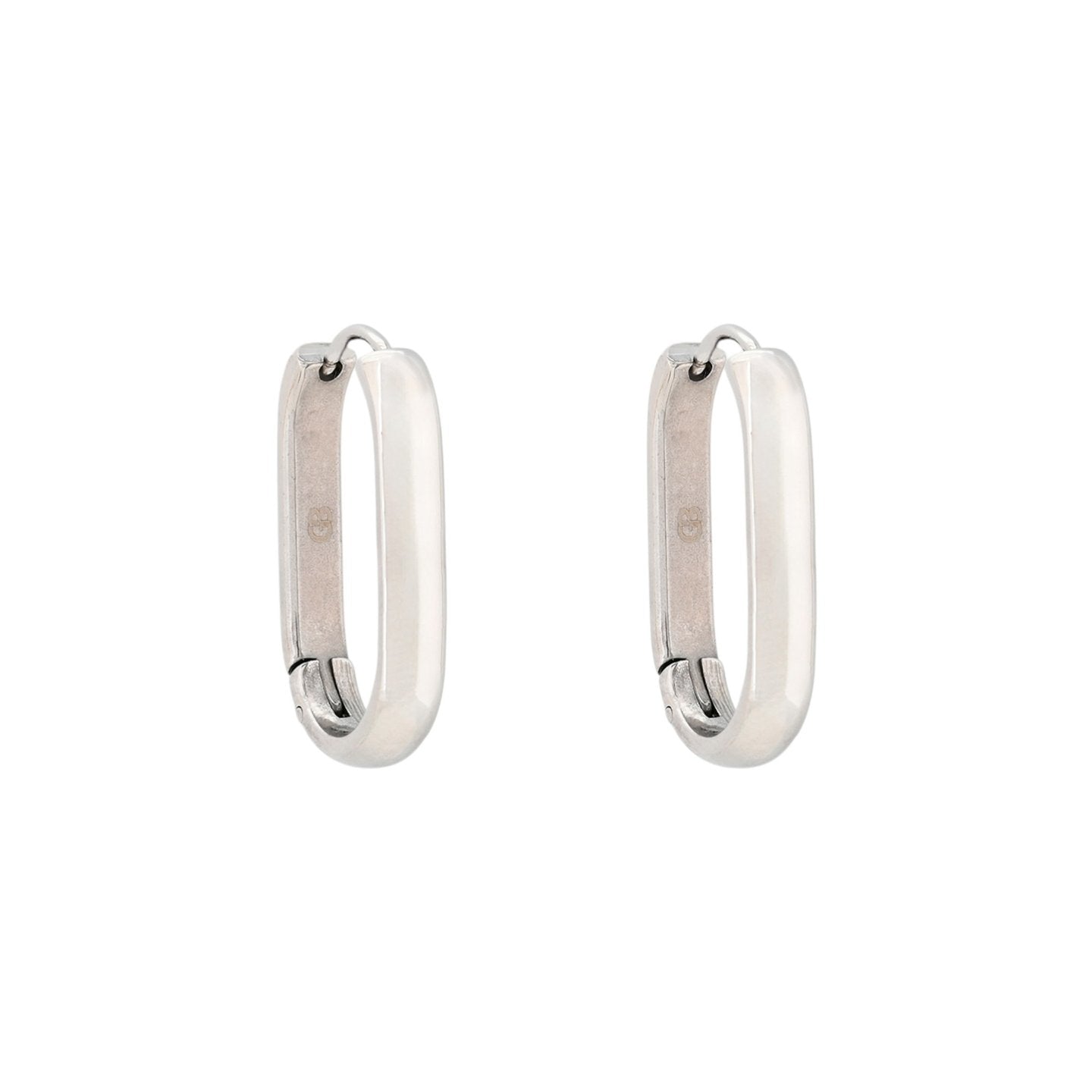 Anneaux Esmée en acier de base épais