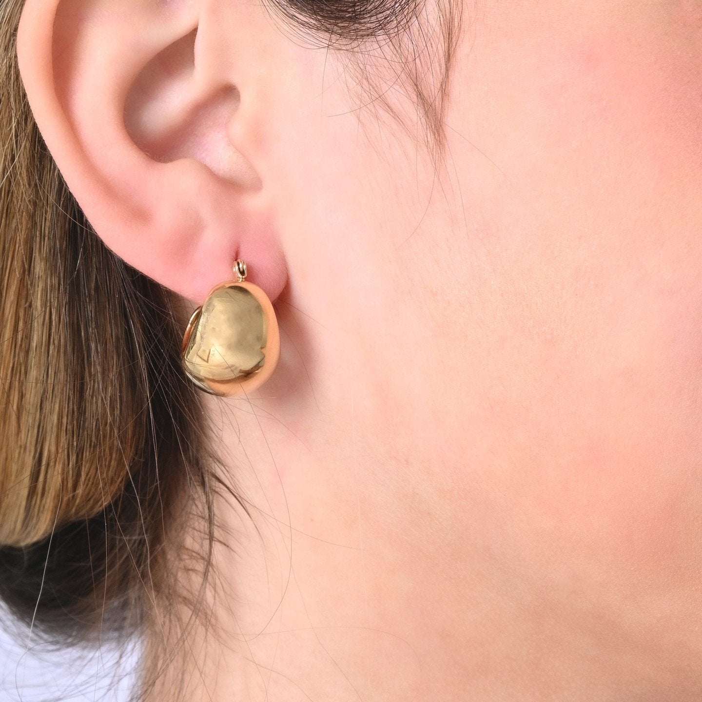 Anneaux Esmée en acier ronds