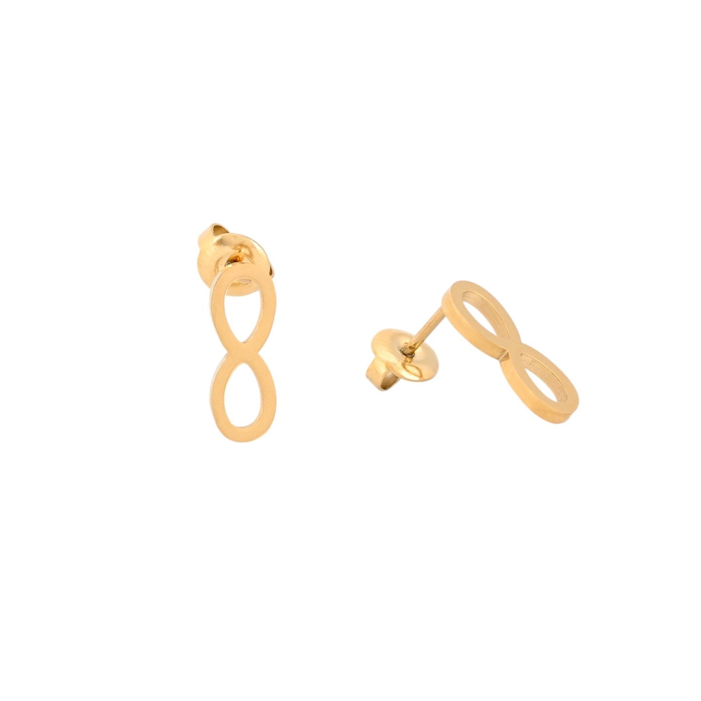 Boucles d'oreilles Alba en acier infini