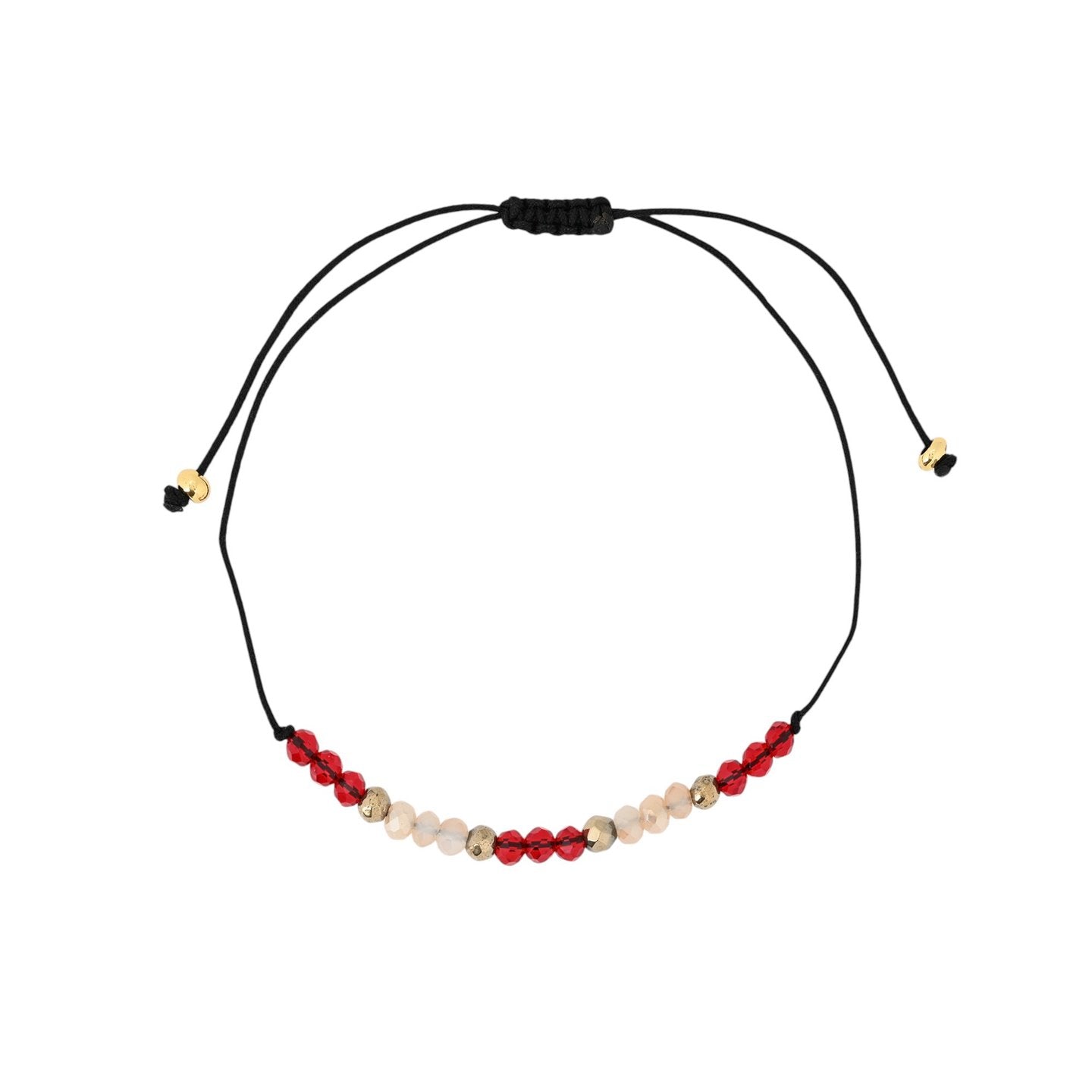 Ensemble de trois bracelets en acier orange Alba