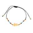 Ensemble de trois bracelets en acier orange Alba