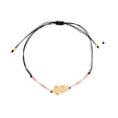 Ensemble de trois bracelets en acier rose Alba