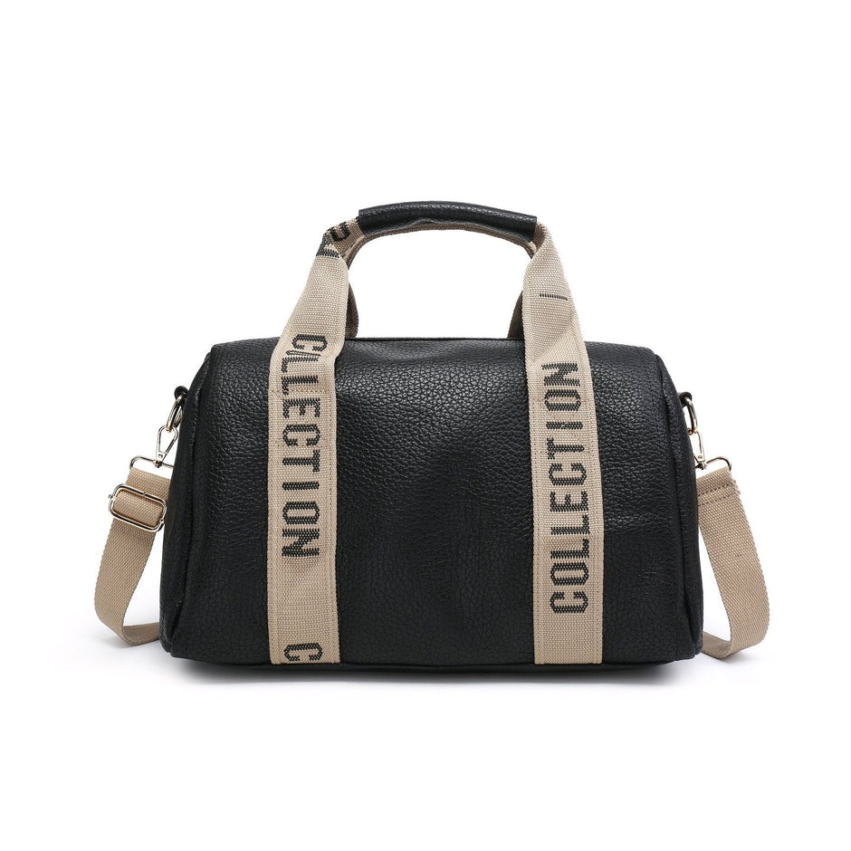 Sac de voyage synthétique avec détail sur les poignées