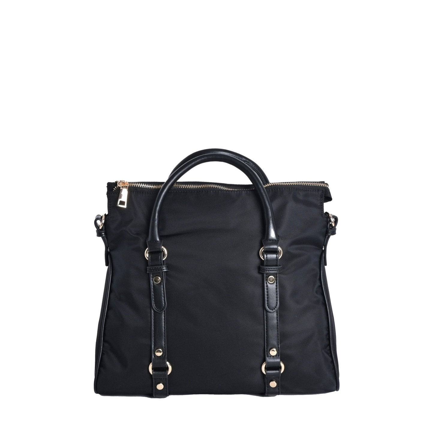 Sac en nylon avec détails dorés