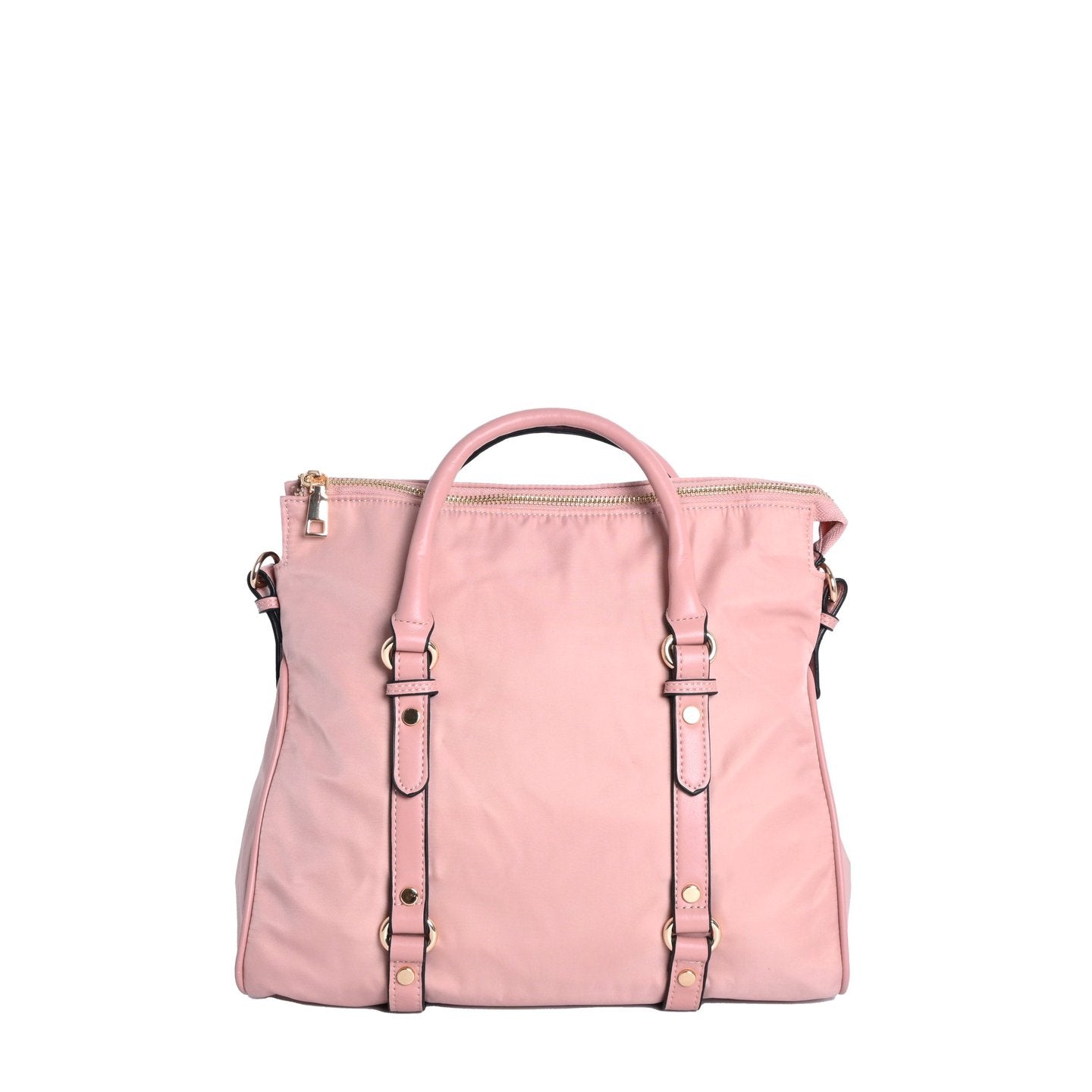 Sac en nylon avec détails dorés