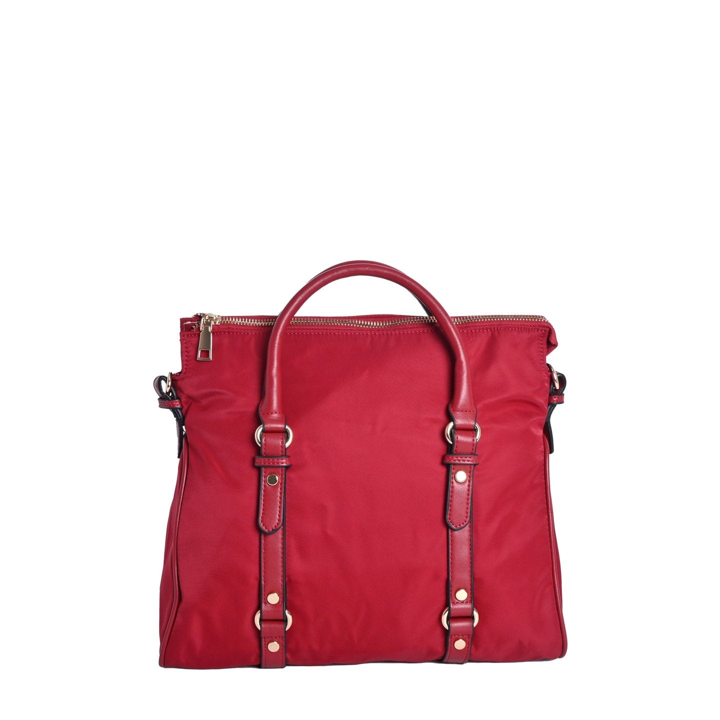 Sac en nylon avec détails dorés