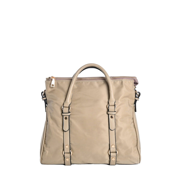 Sac en nylon avec détails dorés