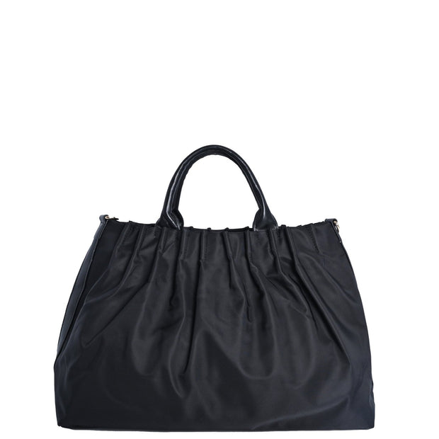 Sac en nylon avec texture plissée