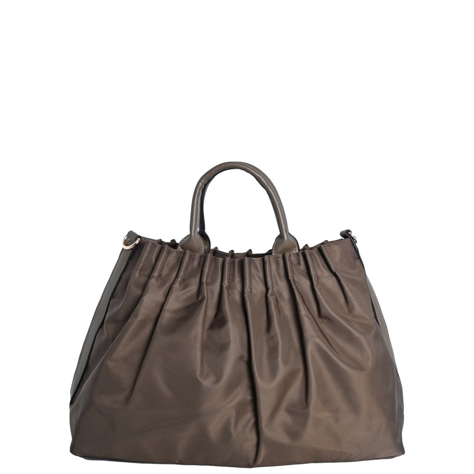 Sac en nylon avec texture plissée