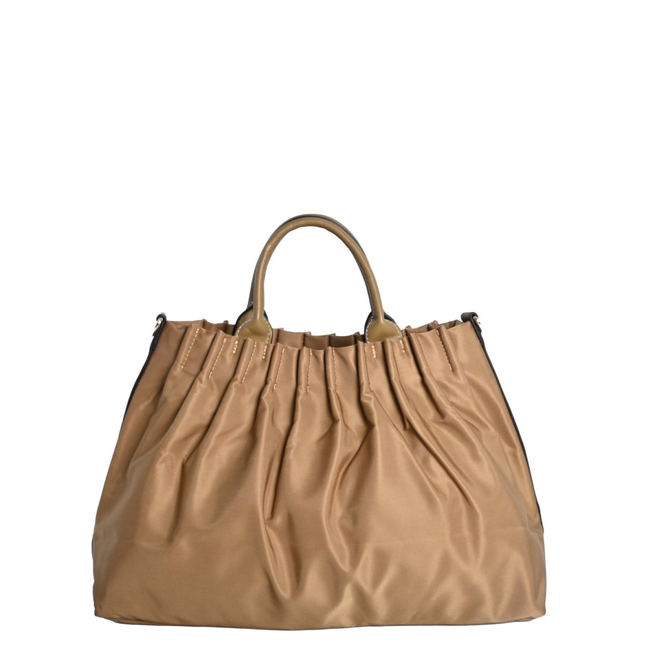 Sac en nylon avec texture plissée