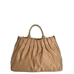 Sac en nylon avec texture plissée