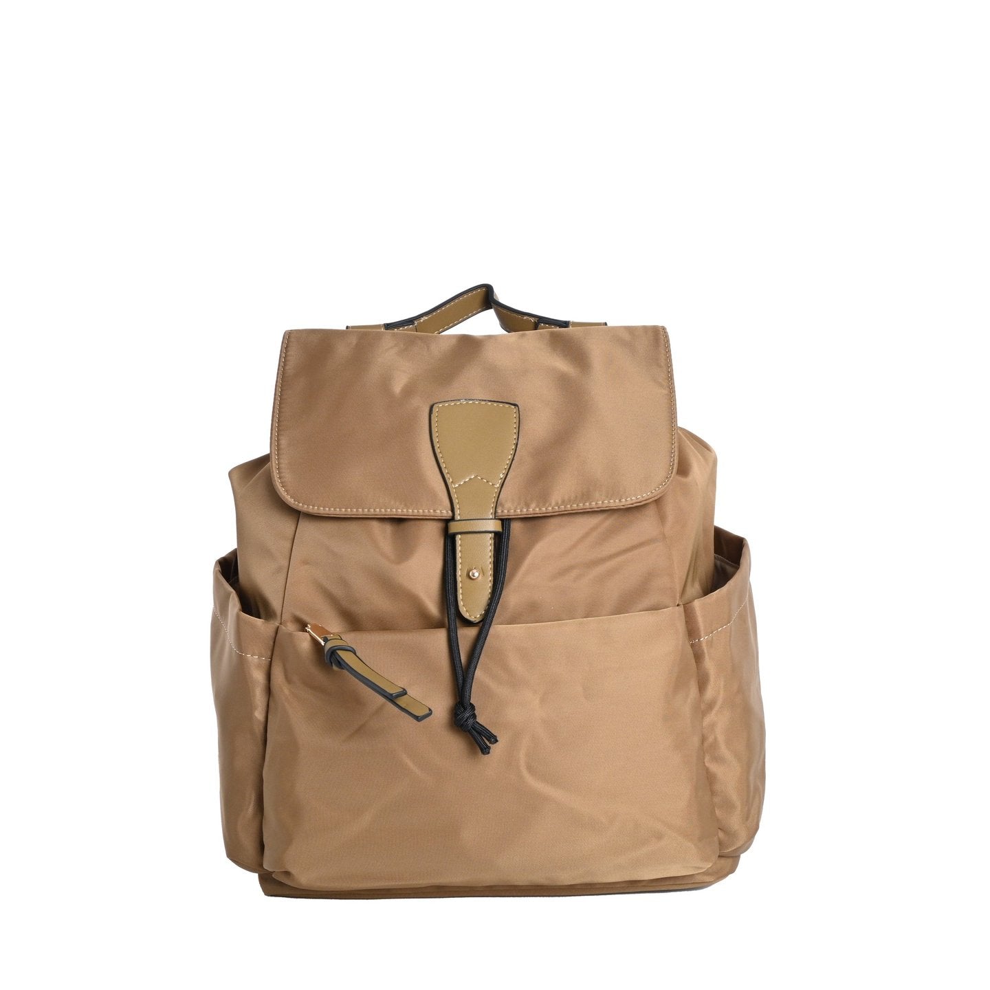 Sac à dos en nylon avec plusieurs poches extérieures