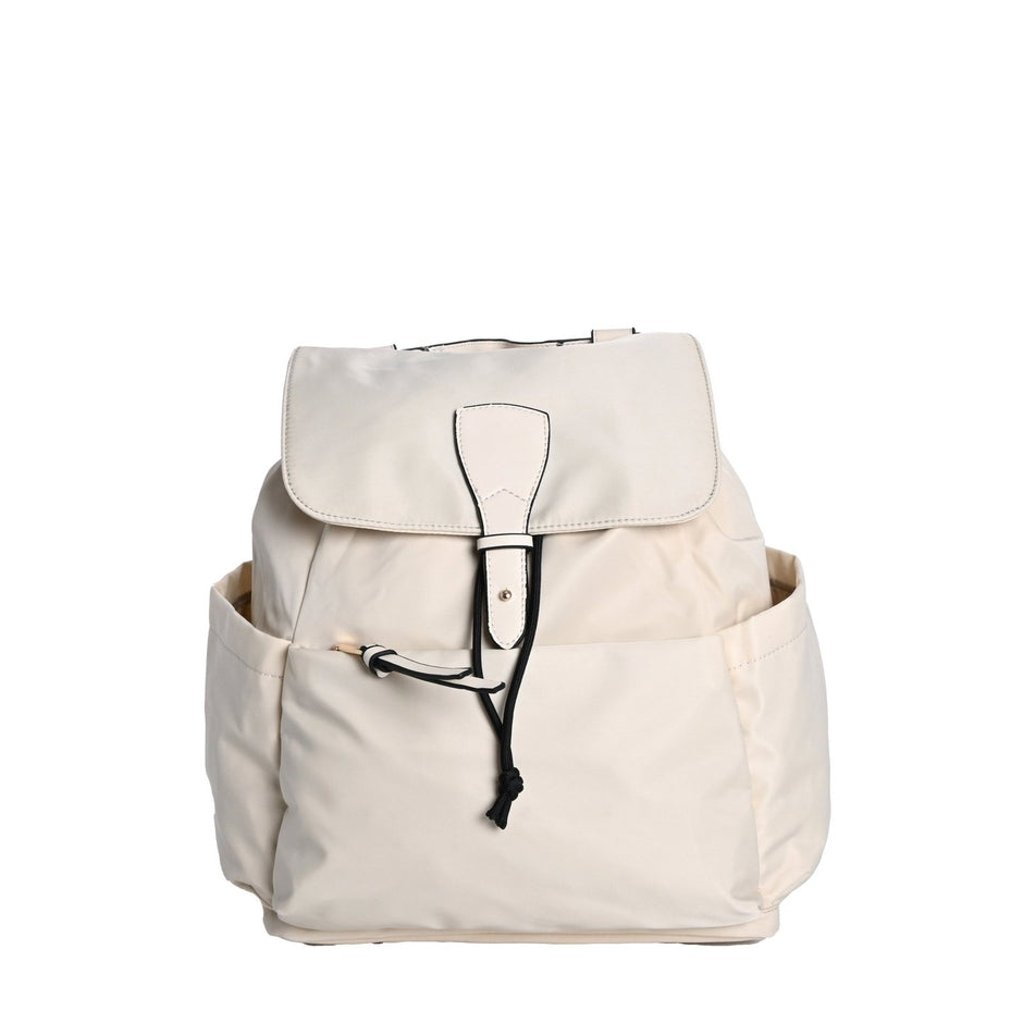 Sac à dos en nylon avec plusieurs poches extérieures