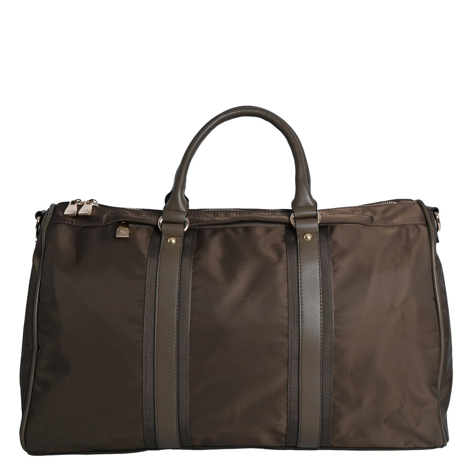 Sac de voyage en nylon avec détails synthétiques
