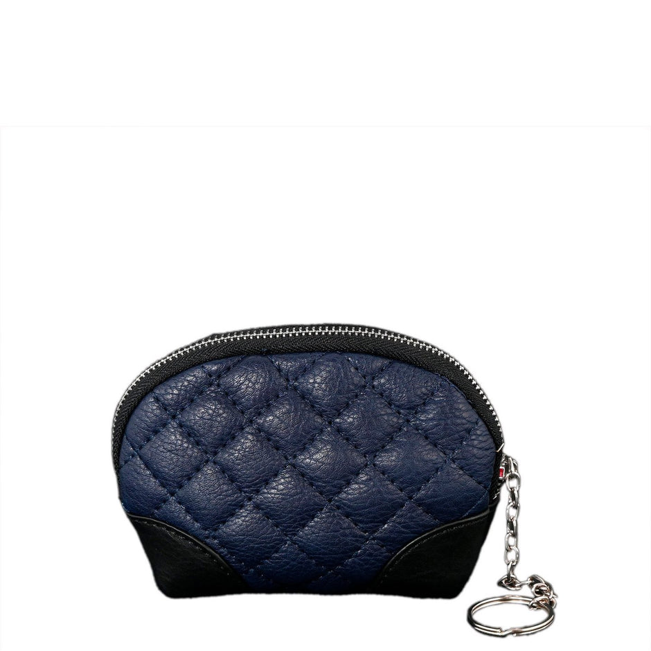 Mini porte-monnaie avec détails noirs