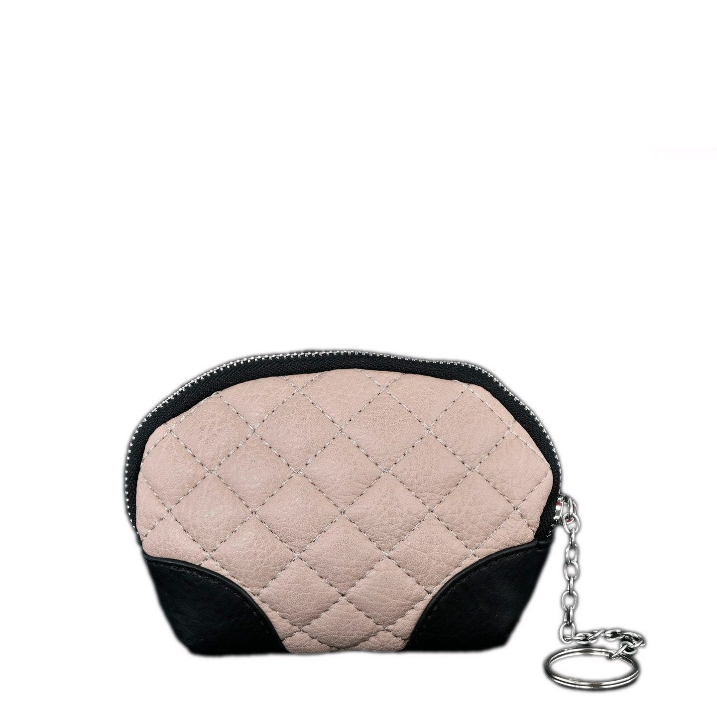 Mini porte-monnaie avec détails noirs