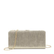 Pochette femme en tissu brillant