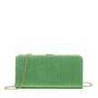 Pochette femme en tissu brillant