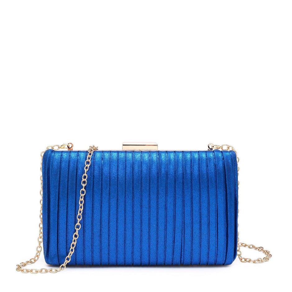 Pochette femme en tissu brillant