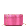 Pochette femme en tissu brillant