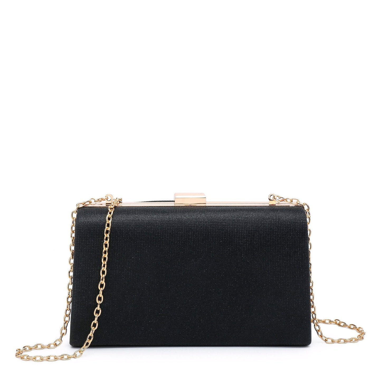 Pochette femme en tissu brillant