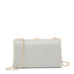 Pochette femme en tissu brillant