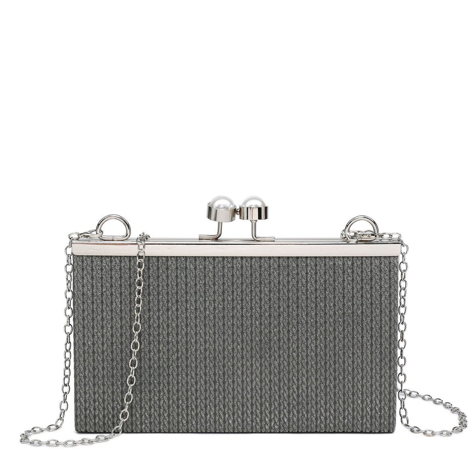 Sac ceinture avec fermeture pression et détail de perles
