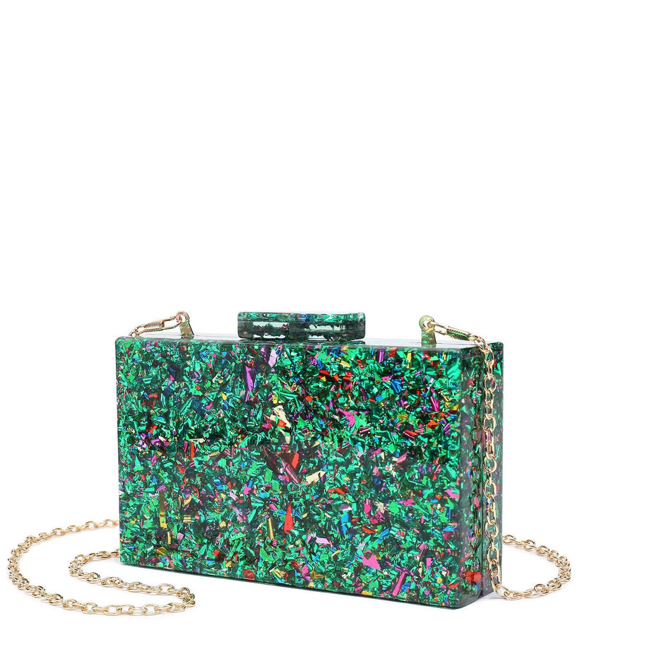 Pochette femme en acrylique