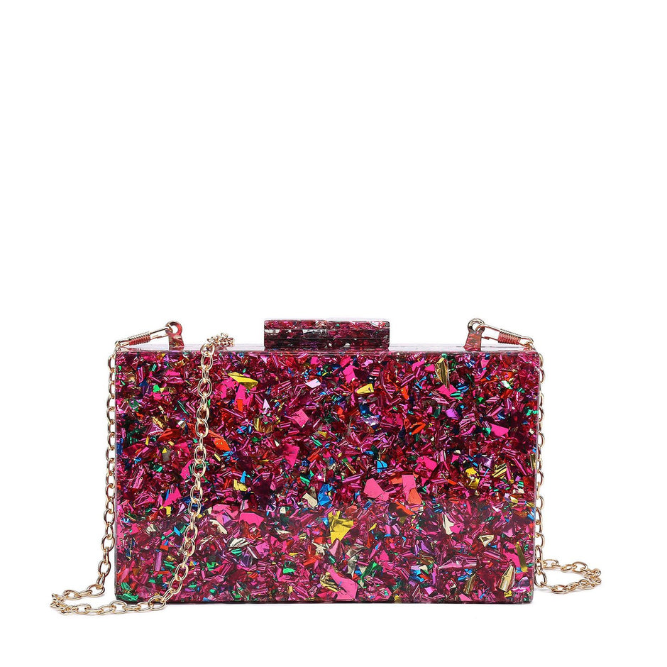 Pochette femme en acrylique