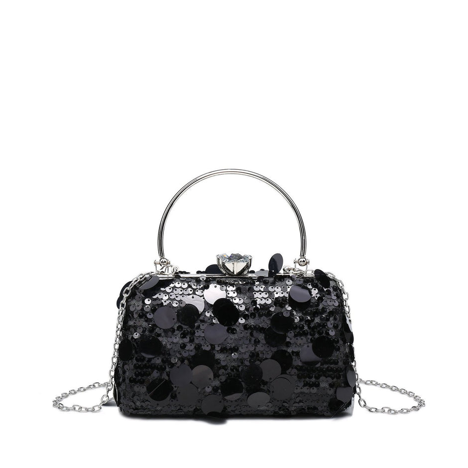 Pochette femme avec sequins