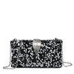 Sac avec fermeture en aluminium et paillettes