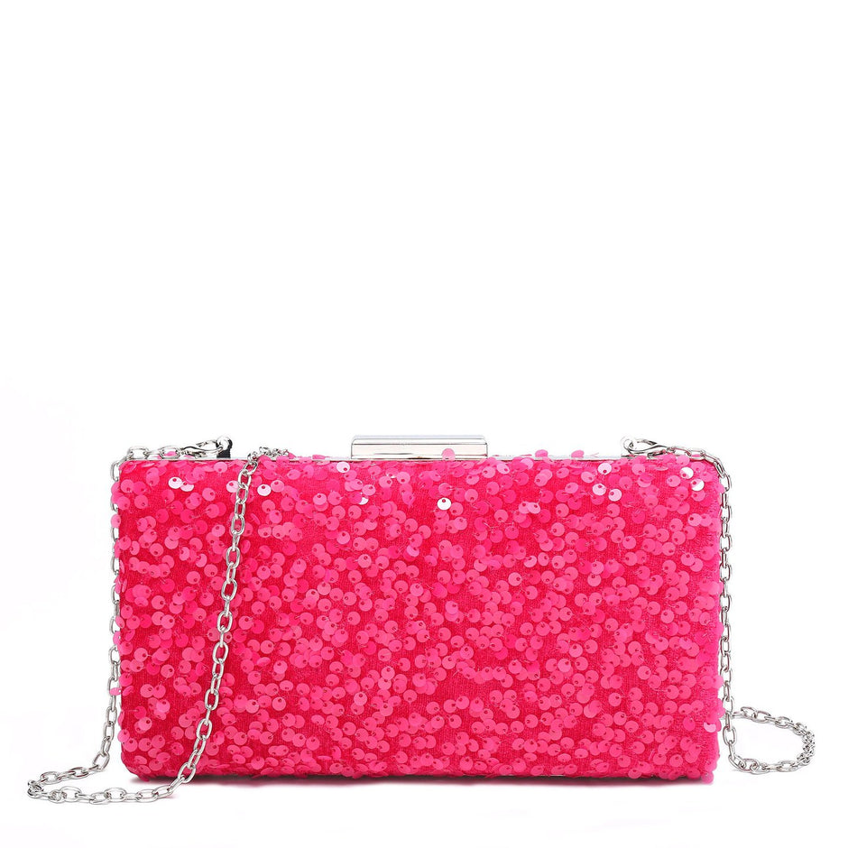 Sac de fête rectangulaire à paillettes
