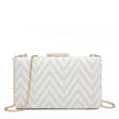 Sac banane en raphia imprimé
