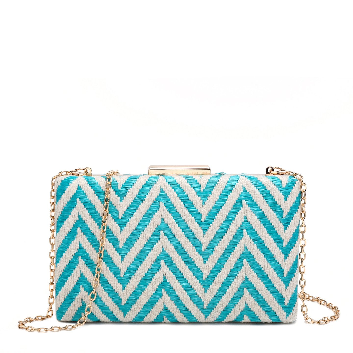 Sac banane en raphia imprimé