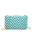 Sac banane en raphia imprimé
