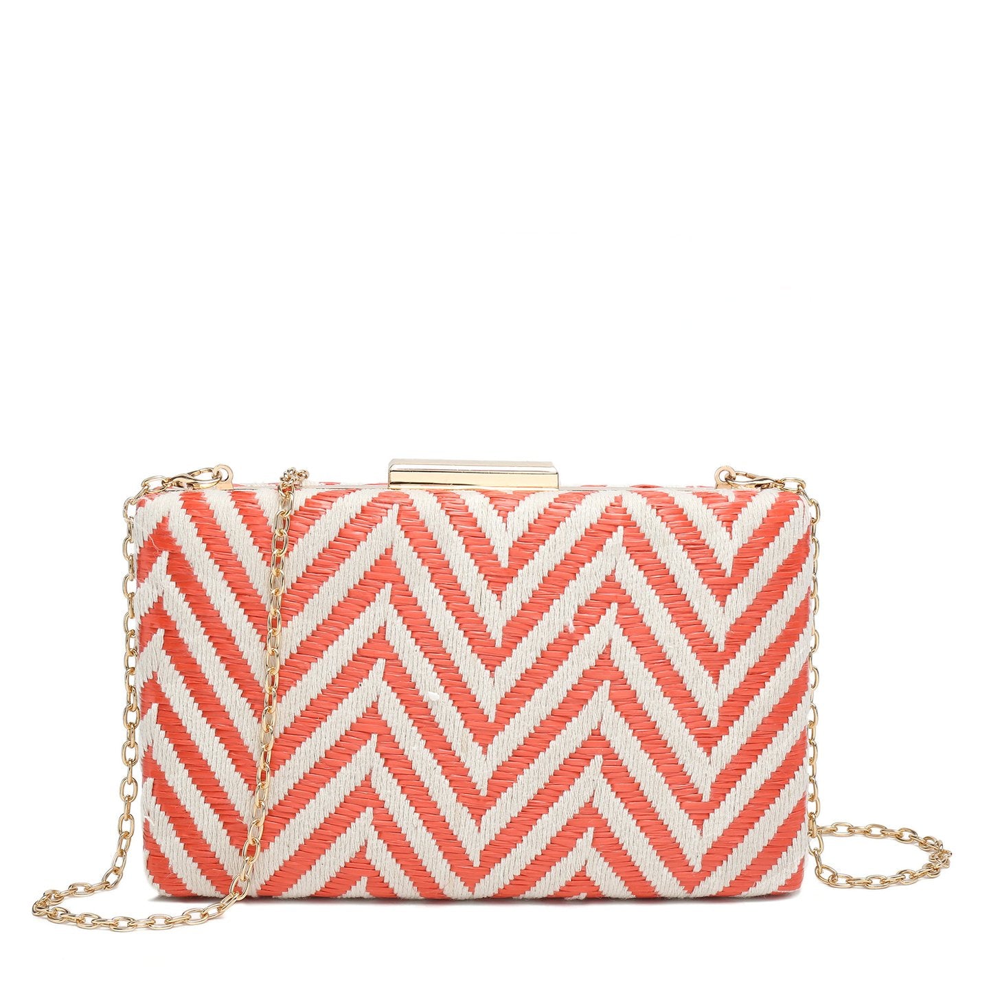 Sac banane en raphia imprimé