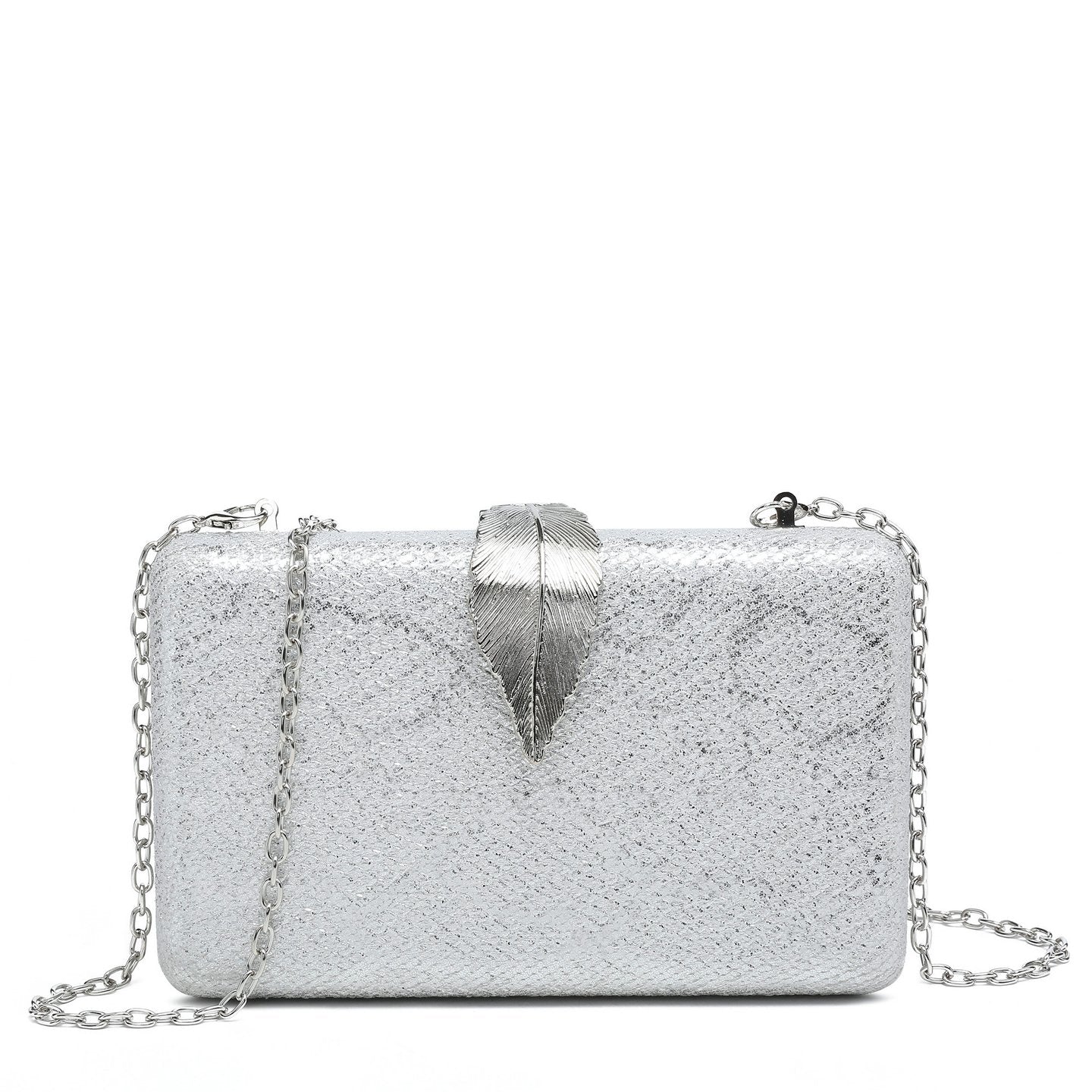 Sac de fête avec fermeture en forme de feuille