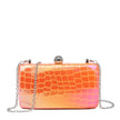 Sac banane à texture brillante hologramme
