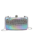 Sac banane à texture brillante hologramme