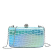 Sac banane à texture brillante hologramme
